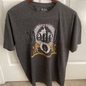 Men’s MODELO BEER Gray Graphic Tee Size Large